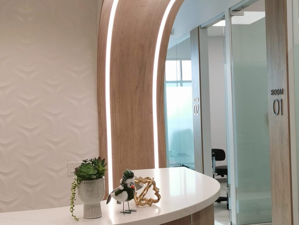 Medical Office Contractor 7 office front desk picture