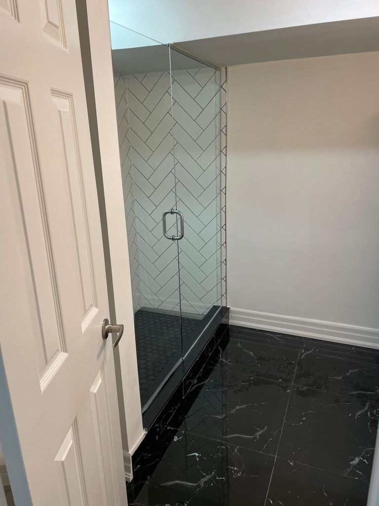 General Contractor Scarborough 1 shower renovation