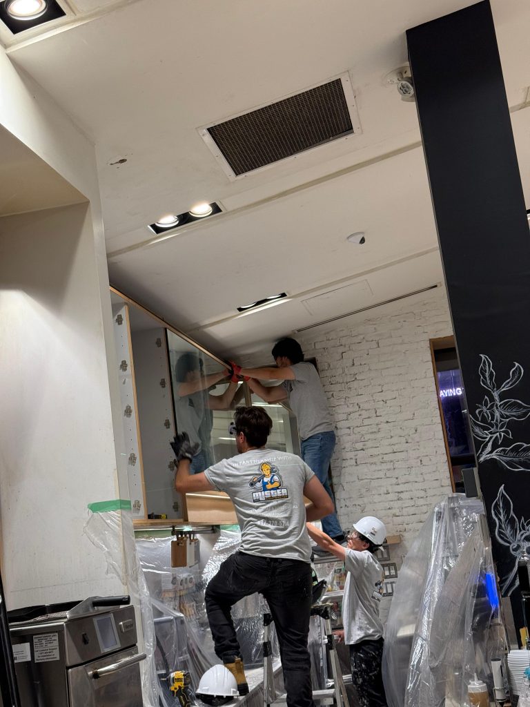 coffee shop renovation